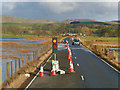 Temporary Signals on the A72 at Biggar Moss