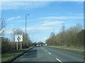 A38 northbound nears Tewkesbury