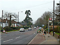 Uxbridge Road by St Thomas Drive bus stop