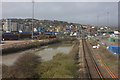 Westward view from the railway footbridge