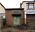 Western Power Distribution electricity substation set back from Somerton Road, Newport