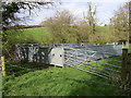 Temporary sheep pens