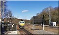 Freightliner light engine 66617 at Dore & Totley