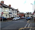 ST3188 : Harrow Road No Entry signs, Newport by Jaggery