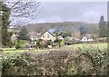 Housing on outskirts of Church Stretton