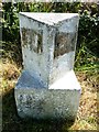 Old Milestone by the former A30, north of Scorrier