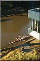 Out for a paddle, Durham, 1967