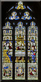 TF0544 : Stained glass window, St Botolph's church, Quarrington by Julian P Guffogg