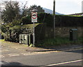 Dark green cabinets on an Abergavenny corner