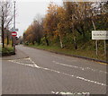 No Entry sign near Powys County Council offices, Brecon