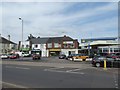 Row of four shops at Polsloe Bridge, Exeter