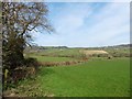 Farmland, above the Coly Valley