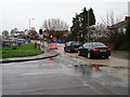 Traffic lights on Poolbrook Road