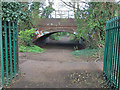 Bridleway bridge under railway