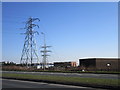 Pylons and sub station, Normanby Road