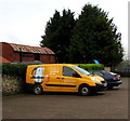 SO6202 : Zingy depiction on a yellow EDF Energy van, Lydney by Jaggery