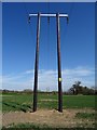 SO7740 : New electricity poles by Philip Halling