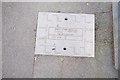 SJ8292 : Traffic Signal manhole lid by Bob Harvey