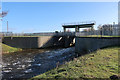 TL7387 : Sluice from Little Ouse River by Hugh Venables