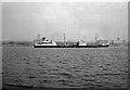 SJ3389 : Shell tanker anchored in the River Mersey, 1959 by Alan Murray-Rust