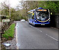 X55 bus for Swansea leaving Clyne