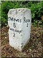 Old Milestone by the A3078, north east of Treswithian