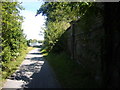 Wall of Molesey Reservoirs next to Thames Path