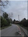 Traffic cones in Three Gates Lane