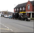 Fowler road roller, High Street, Stonehouse