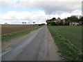 Quidenham Road approaching Woodlands Cottage