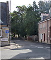 Dead-end eastern end of Church Street, Pewsey