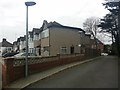 Entrance to flats on Highfield Avenue, Brent