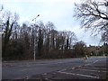 A completely empty car park in Weydown Road