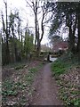 Footpath from Fieldway meeting Church Lane