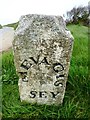 Old Guide Stone west of Pengrugla