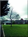 Looking towards the old school from Cuthbert Row