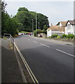 Towards a bend in Uplyme Road, Lyme Regis