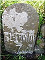 Old Milestone by Redvale Road, St Tudy