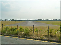 TQ0388 : Runway, Denham Aerodrome by Robin Webster