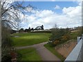 Part of the golf course and new housing construction, off Admiral Way, Exeter