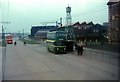 NZ5220 : Teesside Railless Traction Board trolleybus outside Cargo Fleet works, 1966 by Alan Murray-Rust