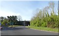 Roundabout with A377 passing under A30