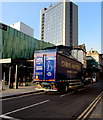 Chris Hayter lorry, Corn Street, Newport city centre