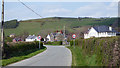 The road from Cwm Rheidol entering Capel Bangor