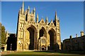 TL1998 : West front, Peterborough Cathedral by Christopher Hilton