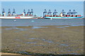 TM2632 : View towards Felixstowe Docks by N Chadwick