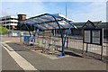 Bike parking at Greenock bus station