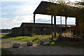 Derelict looking farm buildings