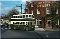 Derby trolleybus 233 at Cavendish, 1966