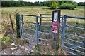 Kissing gate, field & footpath, adjacent to Witney Road, Ducklington, Oxon